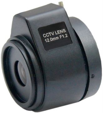 監視器材DC自動光圈12mm/F1.2鏡頭