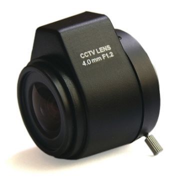 監視器材DC自動光圈4mm/F1.2鏡頭