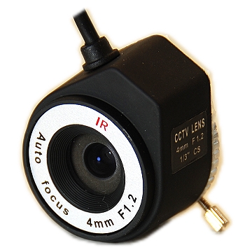 監視器材自動光圈4mm/F1.2 紅外線專用IR鏡頭