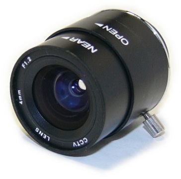 監視器材手動光圈4mm/F1.2鏡頭