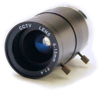 監視器材手動光圈6~15mm/F1.4變焦鏡頭