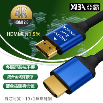 監視器材1.5米HDMI高清線2.0版(WR-HDMI20150)