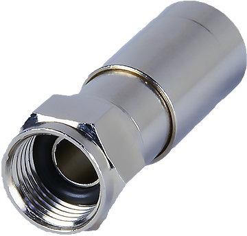 監視器材5C擠壓式防水鳳梨頭(WR-RG6)